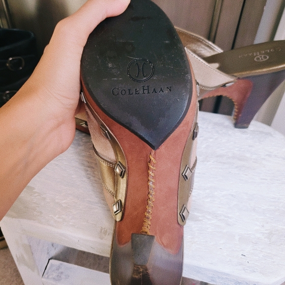 Cole Haan Studded platform slip on mules - Picture 7 of 14